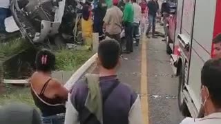Reportan choque múltiple en la vía a Barrancabermeja