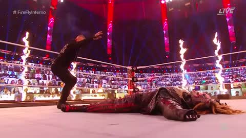 Randy Orton Burns 'The Fiend' Bray Wyatt