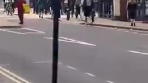 Muslim mobs running through Sheffield city centre just attacking white people at random.