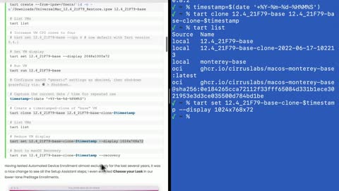 Using Tart: Cloning