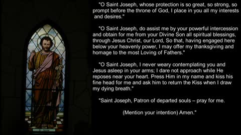 St Joseph prayer 1900 years old