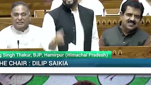 अनुराग ठाकुर ने पूछा सवाल तो राहुल को सूझा नहीं जवाब #shorts #parliament #anuragthakur #rahulgandhi