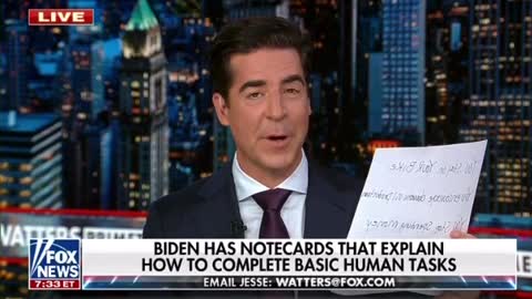 Jesse Watters Lampoons Joe Biden's Step-By-Step Set Of Instructions