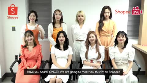 Twice x Shopee message