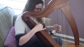 Playing The Irish Harp