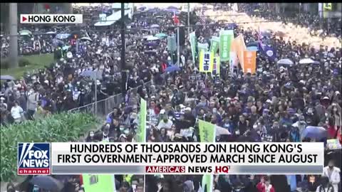 Thousands In Hong Kong Show Unity To Mark The Six Month Anniversary Of Protests