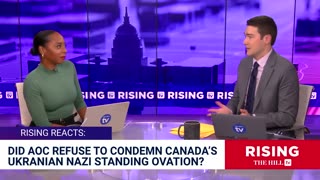 WATCH: AOC Appears To AVOID Condemning NAZI Standing Ovation Before Trudeau, Zelensky: Rising