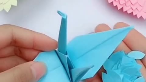 ORIGAMI - How To Make Beautiful Swan White Paper Craft | Easy DIY