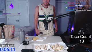 Sambucha Doing A Taco Challenge