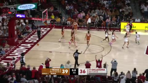 Peyton Verhulst BUZZER-BEATER at the Half! Oklahoma WBB | NCAAWBB Highlights