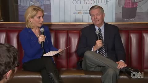 CNN's Dana Bash tries to play f*ck marry, kill with Lindsey Graham and only gives female options.