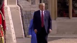 Trump 'literally eclipsed' her majesty the Queen on trip to UK