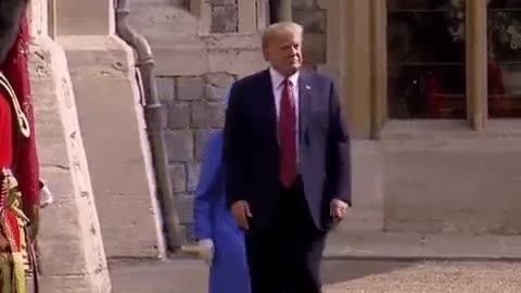 Trump 'literally eclipsed' her majesty the Queen on trip to UK