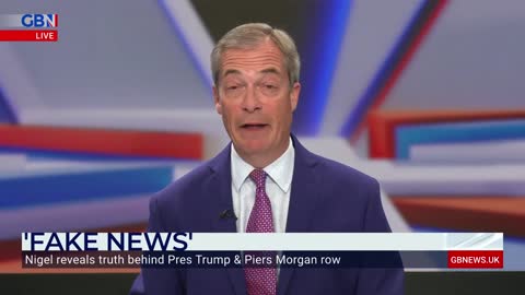 Piers is pushing FAKE NEWS | Farage PROVES Trump did NOT storm out of TV interview