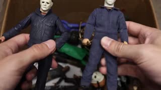 MASSIVE BOX FULL OF HORROR ACTION FIGURES!