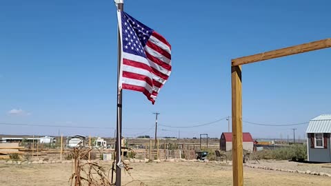 American flag still flies!