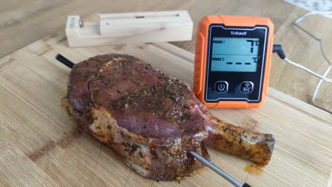 Review: Wireless Meat Thermometer, Yunbaoit Digital Remote Food Cooking Meat Thermometer for BB...