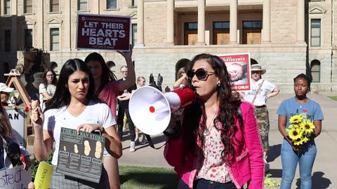VD2-7 Ashley Trussell STAND FOR LIFE AT THE ARIZONA CAPITOL.
