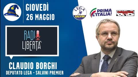 🔴 13ª Puntata della rubrica "Scuola di Magia" di Claudio Borghi su "Radio Libertà" (26/05/2022).