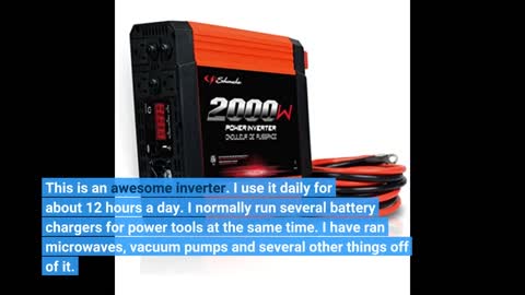 Schumacher PIF-2000 DC to AC Power Inverter for-Overview