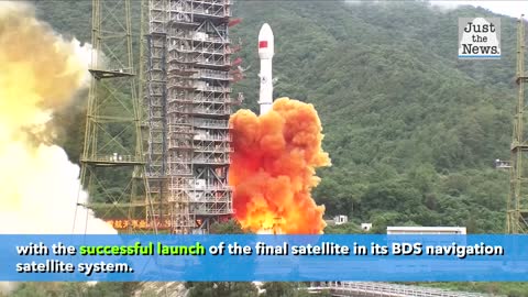 China launches final satellite to challenge U.S. GPS