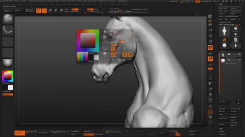 The great god uses Zbrush to teach you to make a unicorn, if you are interested, come and learn