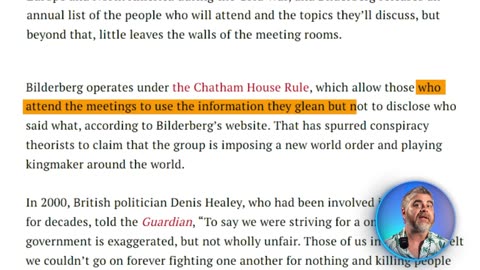 TOP SECRET Influence Of The Bilderberg Group (How They Control YOU?)