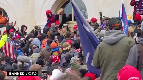 Patriots Stop ANTIFA (In Disguise) From Breaking Windows At DC Capitol