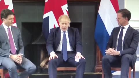 Uk prime minister meets Dutch ,Canadian counterparts🤞