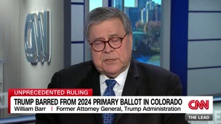 'Legally wrong and untenable' Former AG Barr