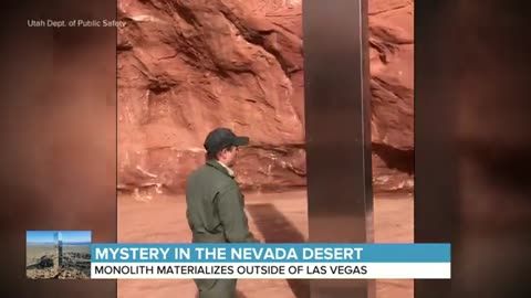 Mysterious monolith seen outside of Las Vegas ABC News