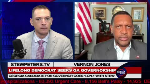 Lifelong Democrat, Vernon Jones, Joins Stew Peters 1-on-1