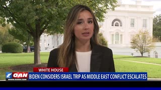 Biden Considers Israel trip As Middle East Conflict Escalates