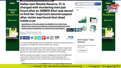 Natalie Navarro Dallas Teen Charged With Murdering Man Just Hours After An AMBER Alert Was Issued