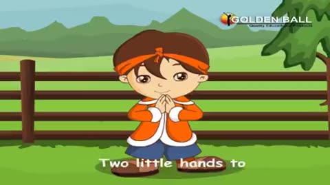 Two little hands to Clap Clap Clap Rhyme with lyrics|English kid's songs| learning video for kid's