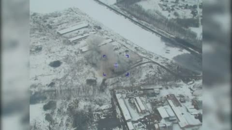 Ukraine Military Depot Destroyed by Russian Airstrike