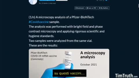 Vaccini, Timtruth scova un altro dottore che ha fatto foto al microscopio