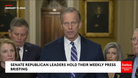 John Thune Champions Supplemental For Addressing Border Security & Providing Aid To Key Allies