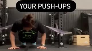 She's A Beast!!! Power Rack Banded Push-Ups From Stabil FIT Life #StabilFITLife