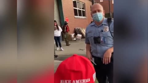 Man Told He Will Be Arrested For Wearing MAGA Hat