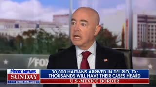 DHS Sec Mayorkas Says Between 10 to 12,000 Haitian Migrants Have Entered the Country