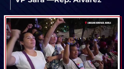 Pamumuno bilang pangulo ng bansa, kayang-kaya ni VP Sara —Rep. Alvarez