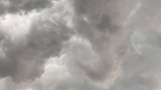 Time-Lapse of Tornado Forming Over House