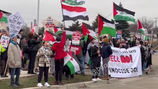 Activists for Gaza scream ‘f*ck Joe Biden’ outside Michigan campaign stop