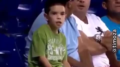 funny video-goal celebration by a naughty kid- (naughty kid's excitement on a goal)
