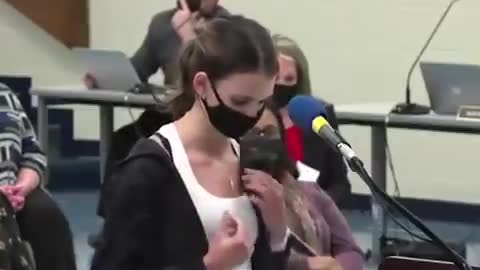 STUDENT INTELLIGENTY BLASTS SCHOOL BOARD OVER MASKS