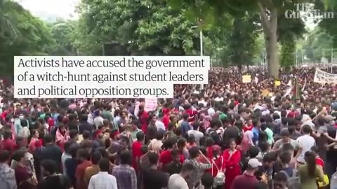 Police in Bangladesh arrest more than 10,000 in protest crackdown