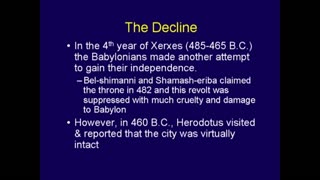 The Mystery of Babylon an Alternative View Session 1 Historical Perspective Chuck Missler