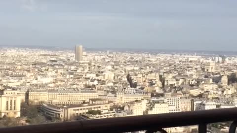A wonderful view from the Eiffel Tower