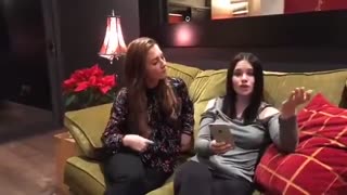 Eabha and Mairead doing a Q&A in Jan. 2017